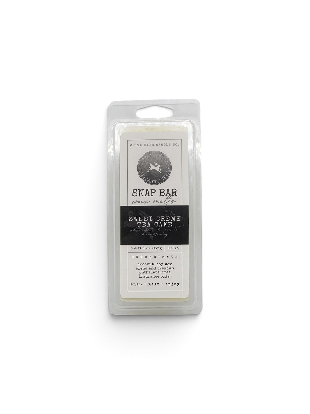 Wax Melt Snap Bar—Sweet Crème Tea Cake