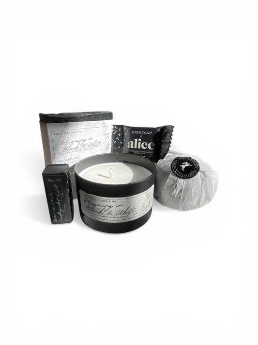 Dreaming In Black & White Self-Care Gift Box