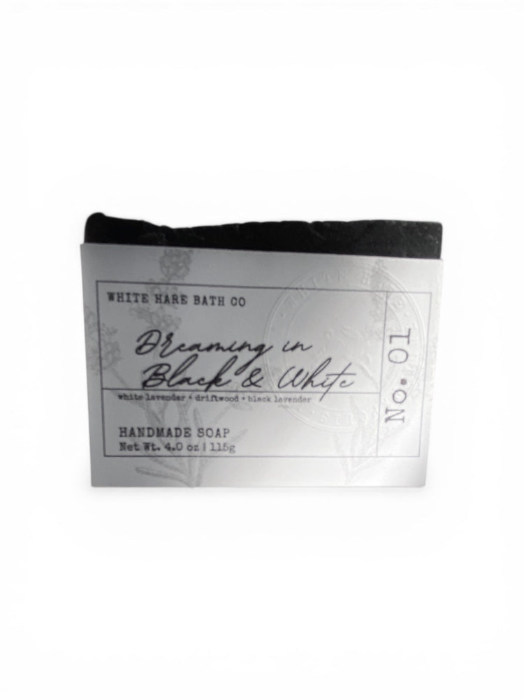 Dreaming In Black & White Handmade Soap