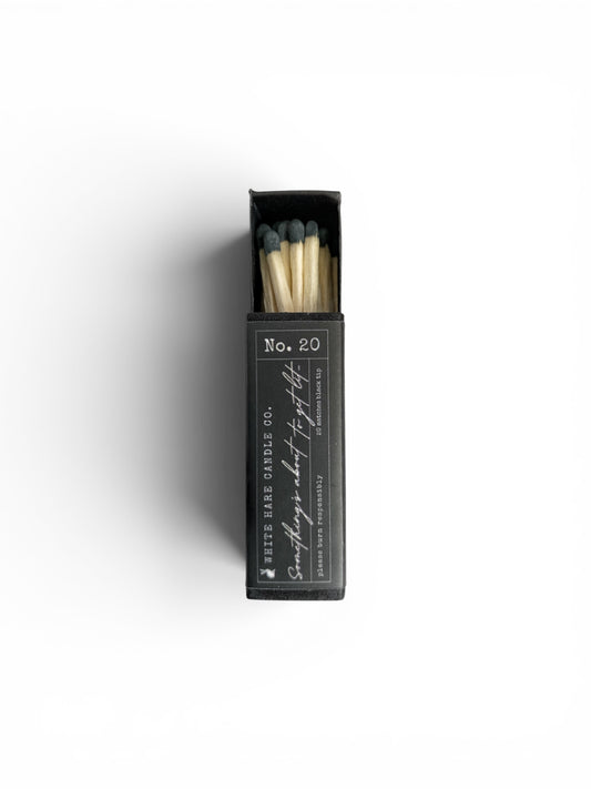 White Hare Matches — Box of 20
