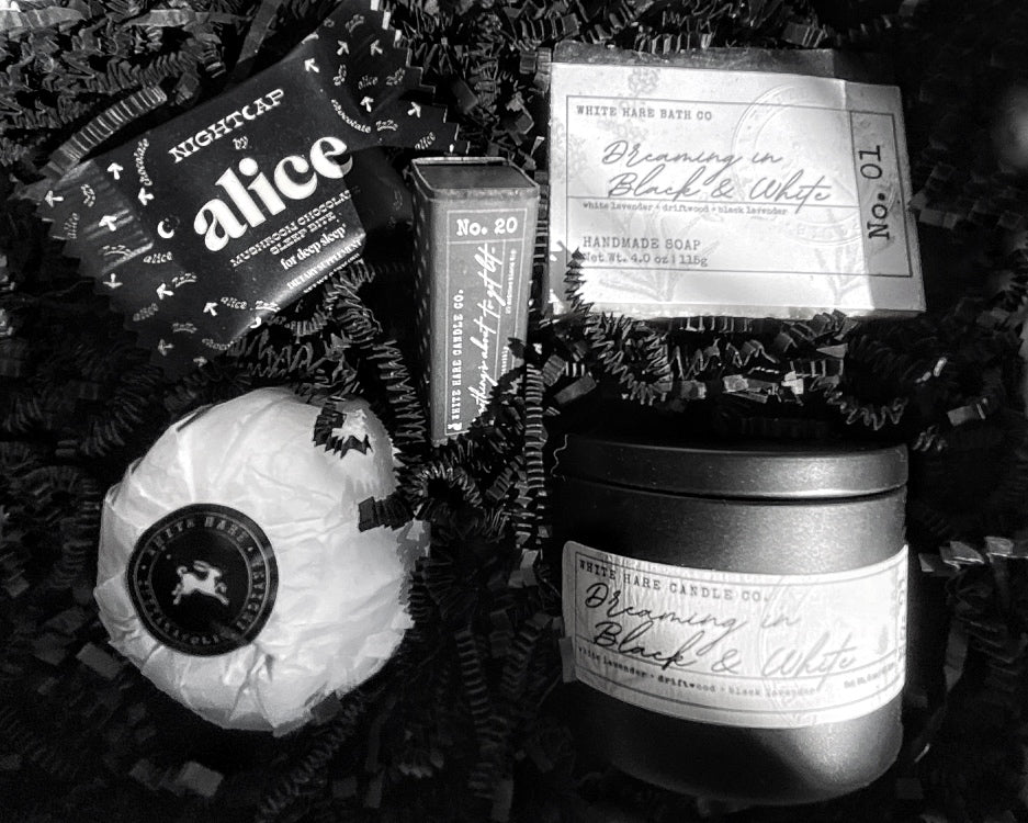 Dreaming In Black & White Self-Care Gift Box